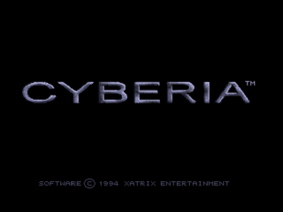 Cyberia title screen for Playstation